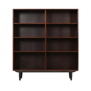 Regał mahoniowy, duński design, lata 70, produkcja: Dania