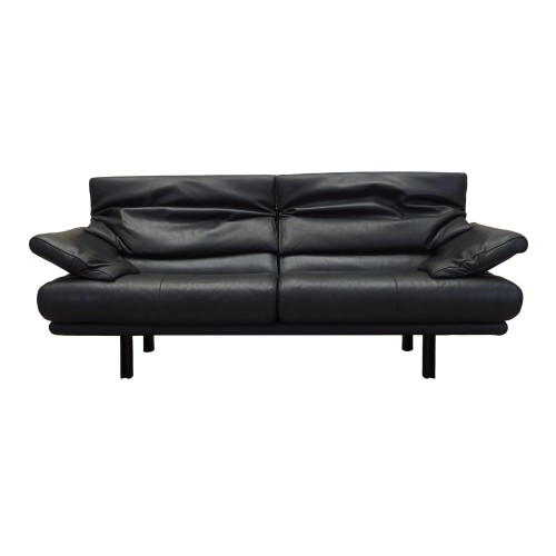 Sofa skórzana Alanda, włoski design, lata 80, producent: B&B