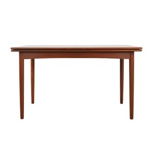 Stół tekowy, duński design, lata 70, produkcja: Dania